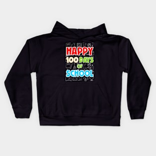 Happy 100th Day of School 100 Days of School Teacher Student Kids Hoodie